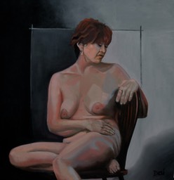 Nude Model In studio